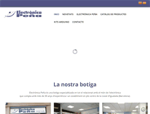 Tablet Screenshot of electronicapenya.com
